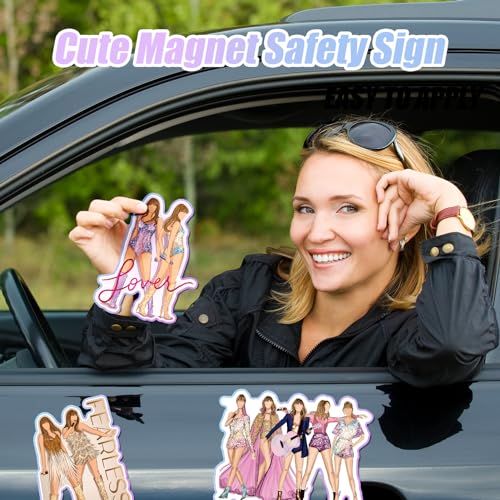 Wdg TLCT-02 3Pcs Bumper Magnets For Cars Funny,Reflective Car Decals,Bumper Magnet Decals,Waterproof Stickers thumb #5