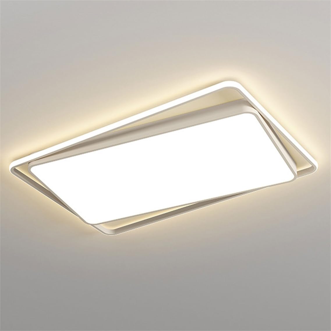 JXYDJH Flush Mount LED Ceiling Light 3CCT & Dimmable Ceiling Light for Bedroom - 36W Modern LED Warm Lighting Fixtures | Ring Design for Foyer Kitchen Entryway Closet Hallways - 1-Pack