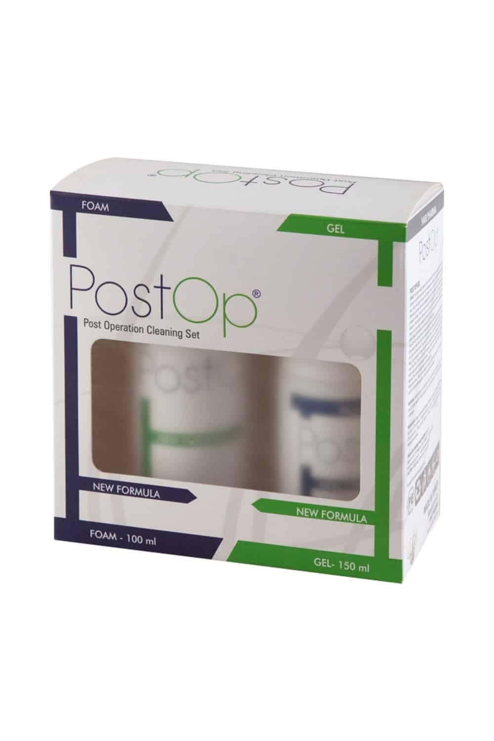 PostOp Post Hair Transplant Kit Shampoo + Foam Specially Developed for Aftercare (Hair Transplant - Operation FUE and FUT).