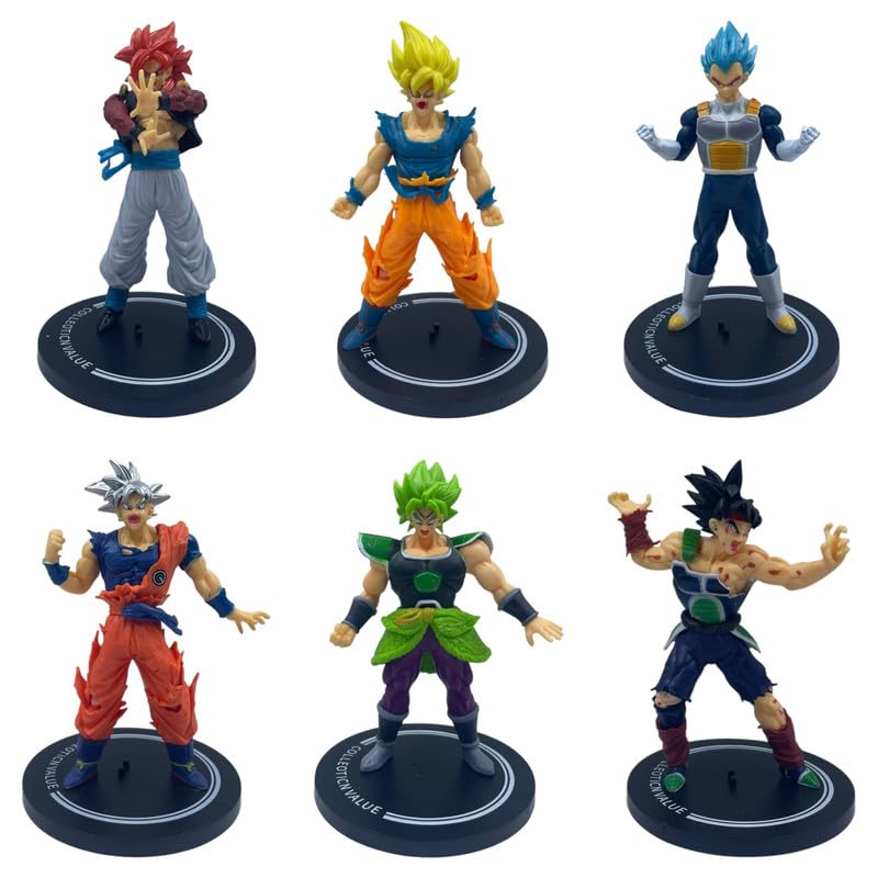 Image of Gratus Dragon Ball Z 6-Figure Collection - 16cm Action Figures for Collectors