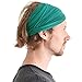 CHARM Mens Womens Elastic Bandana Headband Japanese Long Hair Dreads Head Wrap Green