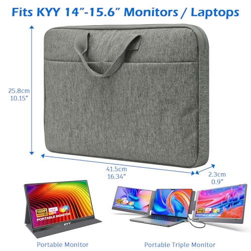 Image of KYY Carrying Bag for Portable Monitor of KYY K3 / K 3-1 / K 3-2 / K 3-3 / K5-3 / K5 / K1302R / X90A / X90D / X90E / X90G