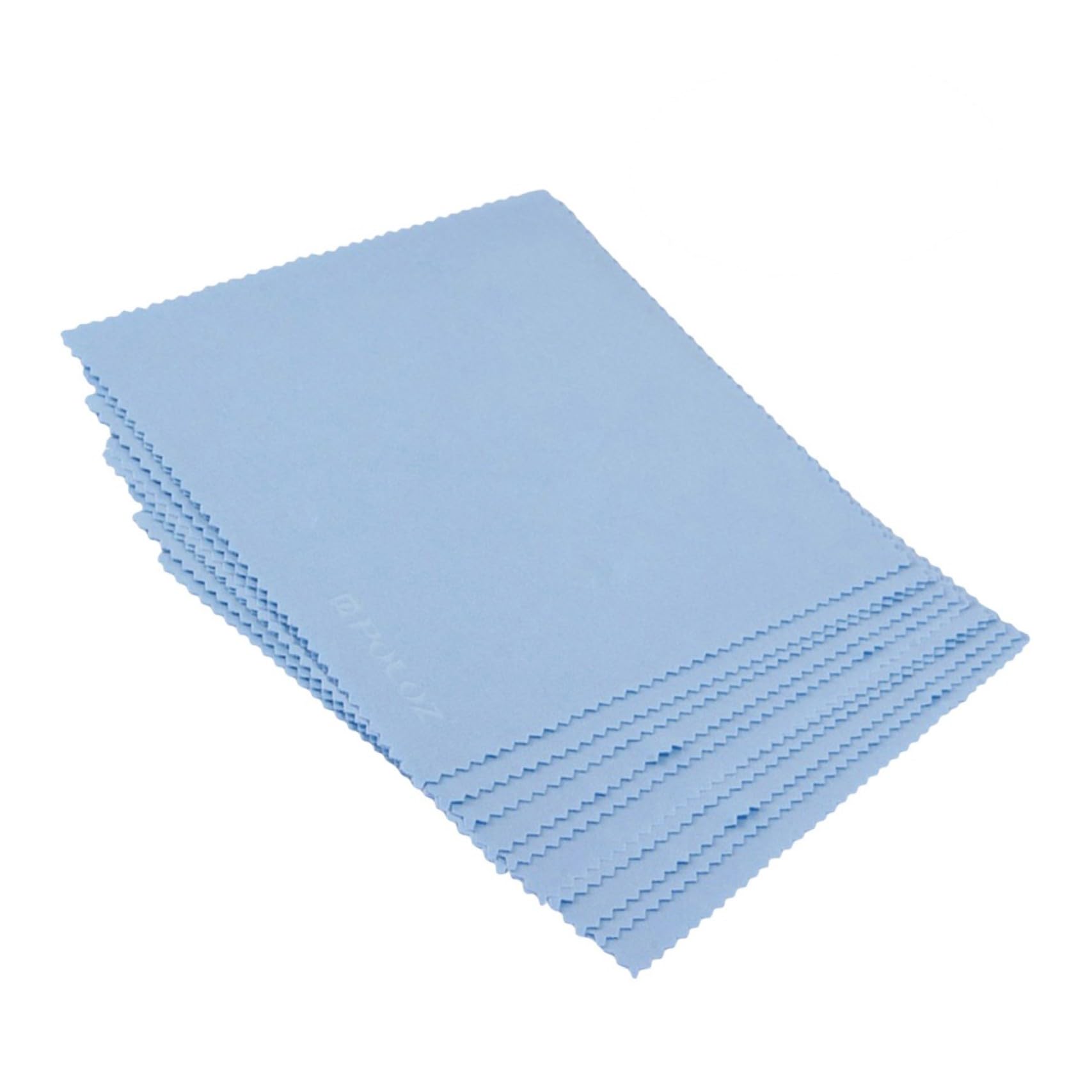 Didiseaon Pezzette x Occhiali 500 Pz Panni Per La Pulizia Dello Schermo Panno Per Occhiali Panno Per La Pulizia in Microfibra Per Auto No Marco Asciugatura Rapida Panni Per La Pulizia Delle Lenti Blue