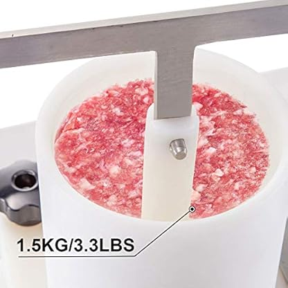 Kaichenyt Handbuch Hamburger Patty Maker Kommerziell, Form Maschine Burger Press Tool für Burger Shop Restaurant Food Truck usw – Bild 4