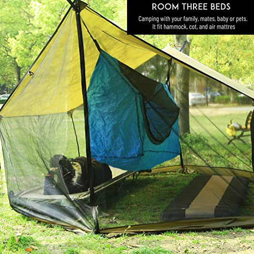 Preself Screen House for Hammock Canoe Picnics Backyards Backpacking Camping Beach in Summer - Image 4