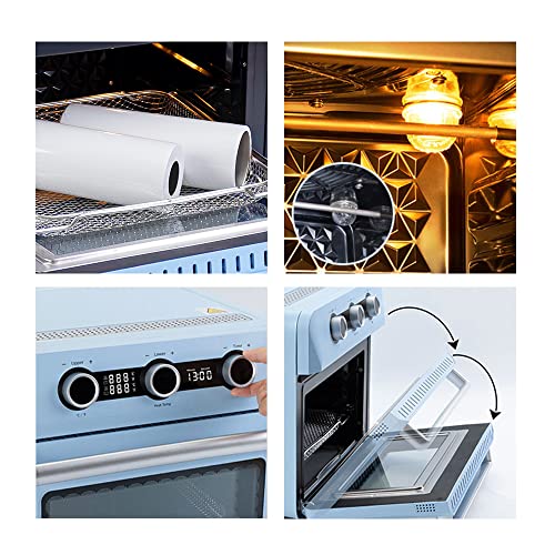 PYD Life Sublimation Oven Machine 25 L 120 V 1600 W Light Blue Convection Oven for Sublimation Blanks Mugs Tumblers Cups Water Bottles Bulk Printing