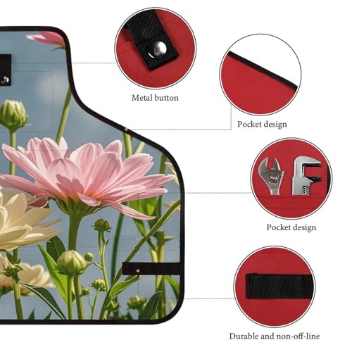 Delantal de herramientas Free Growing Flowers para taller miniatura 3