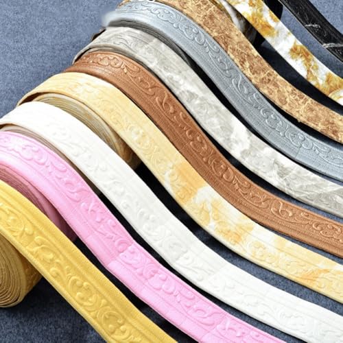 babominimer Adhesivo de pared para borde de borde, borde de espuma de algodón impermeable para decoración del hogar, 10 m x 8 cm, borde de cintura