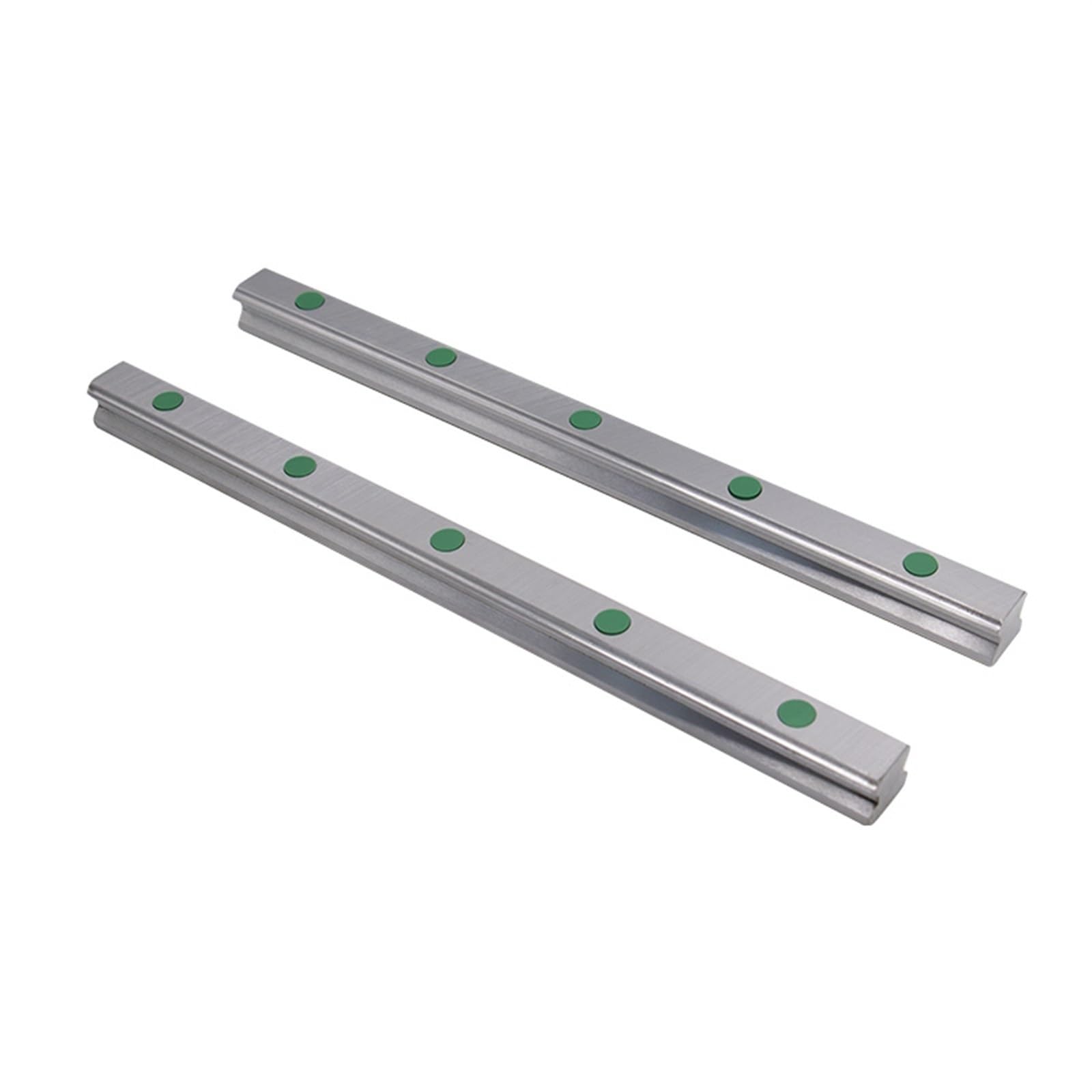 GTPBAO Rail de guidage de mouvement linéaire HGR30, 2 jeux de rails de guidage linéaire avec blocs coulissants HGW30CC for Machine CNC, anti-poussière rail de chargement(650mm 25.59" long)