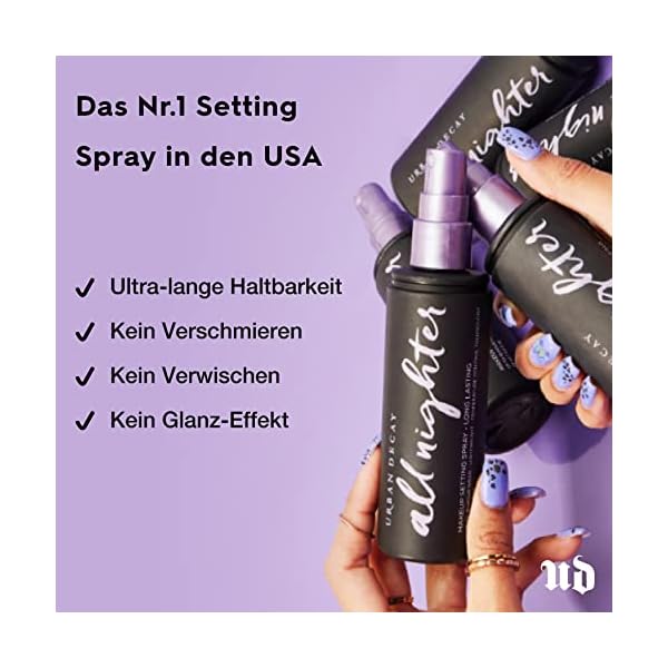 Urban Decay| All Nighter| Setting Spray| Fixing Spray Makeup| Langanhaltend| Vegan – Bild 4