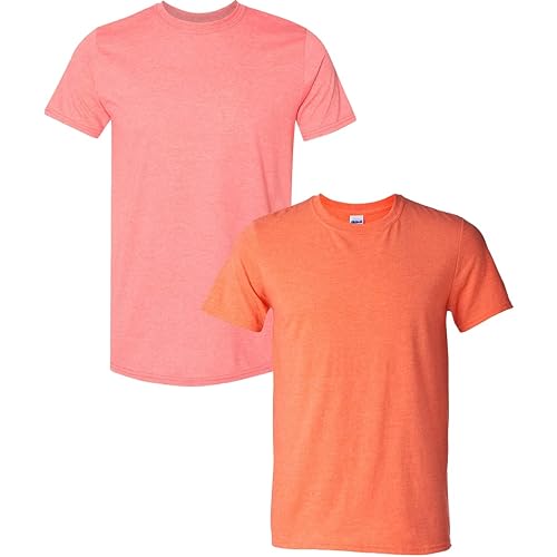 Gildan Men's Softstyle Cotton T-Shirt, Style G64000, 2-Pack