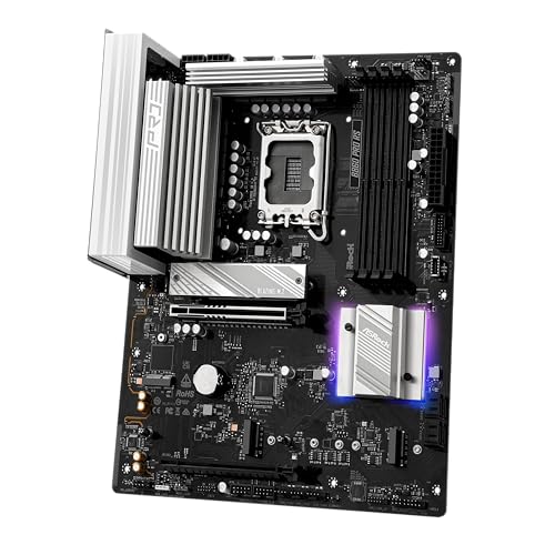 Image of ASRock B860 Pro RS Intel Core Ultra DDR5 8666 MHz 256GB M.2 LGA1851 ATX Motherboard SATA3 6.0 Gb /s PCIe 5.0 BIOS Flashback