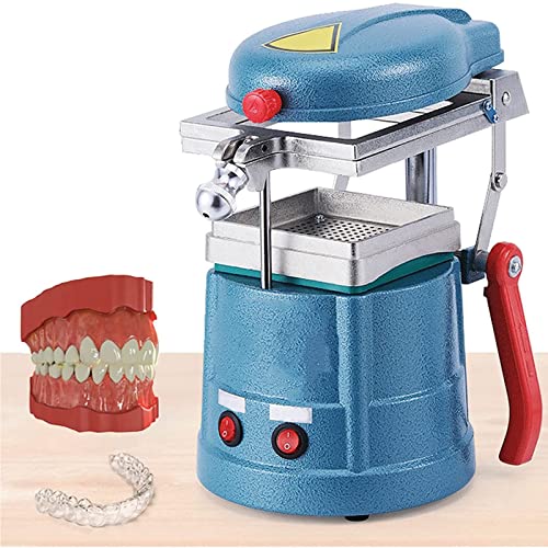 TELOME Máquina formadora de vacío Dental, Equipo de moldeo por Calor de Laboratorio, máquina termoformadora, Ideal para ensayos clínicos,Compatible con Todos los termoplásticos Dent,110V