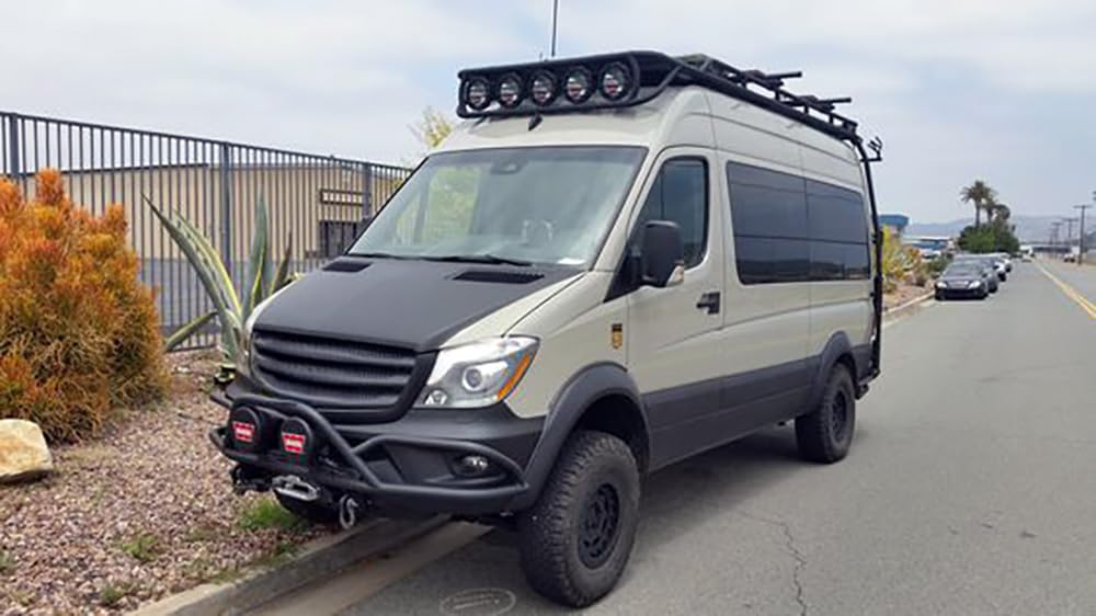 Ampliadores de guardabarros compatibles con Mercedes Sprinter W906 2014 a 2018 4 piezas