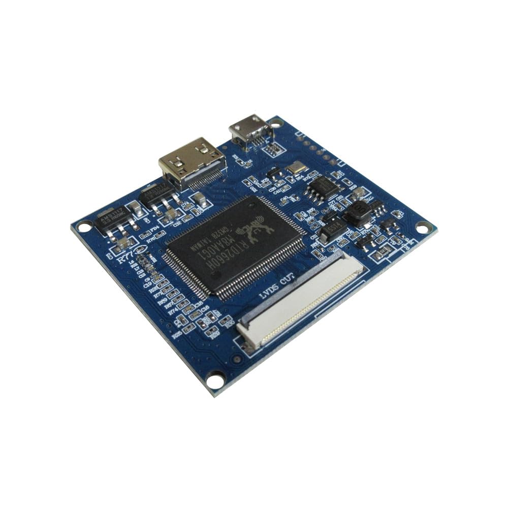 Schermo LCD portatile con touchscreen USB, mini HDMI e scheda driver da 5 V, compatibile con PC Windows, Raspberry Pi, Orange Pi e schede di sviluppo (8 pollici (1024 x 768) 4:3)