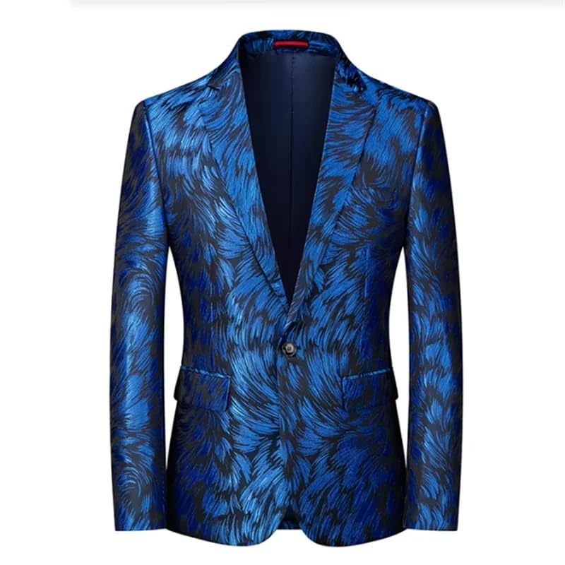 Men's Suit Wedding Party Dress Jacket Slim Fit Blazers 6