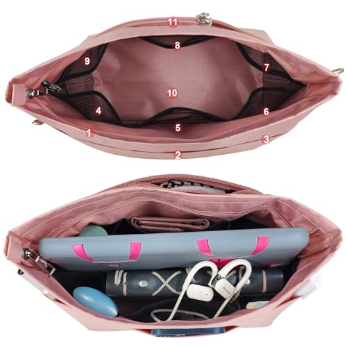 Image of Handbag Tote Purse Organizer Insert, X Large, Pink