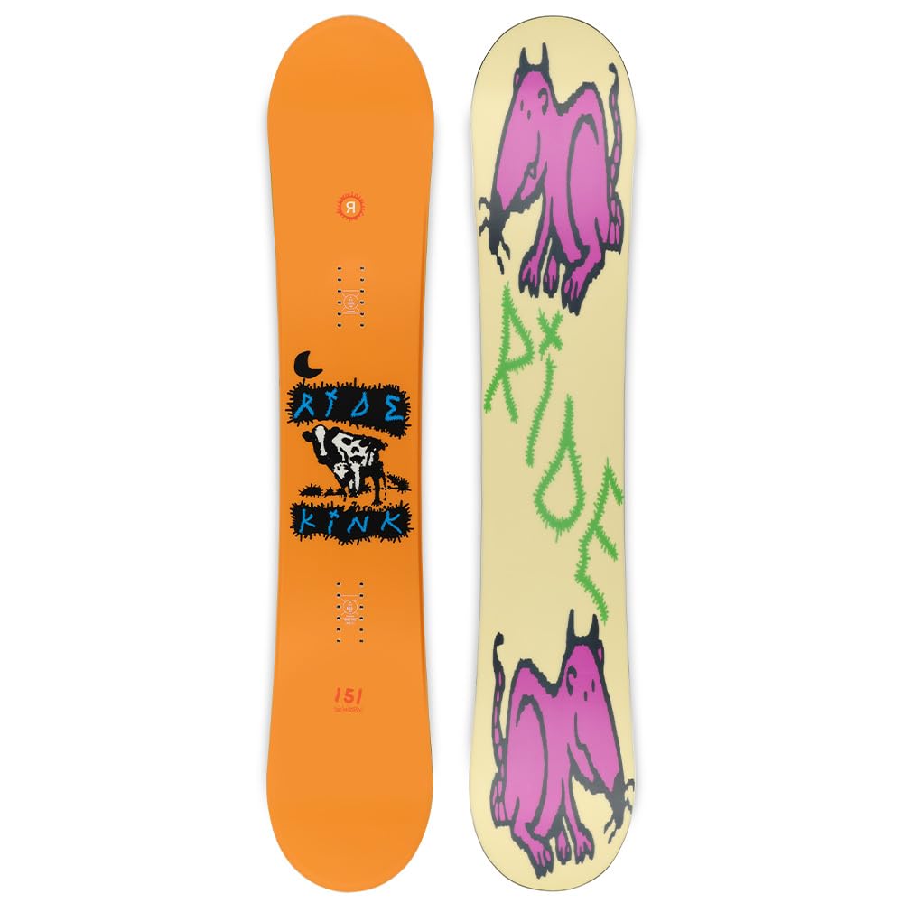 Amazon | Ride Kink メンズ スノーボード 147cm | Ride | ボード 