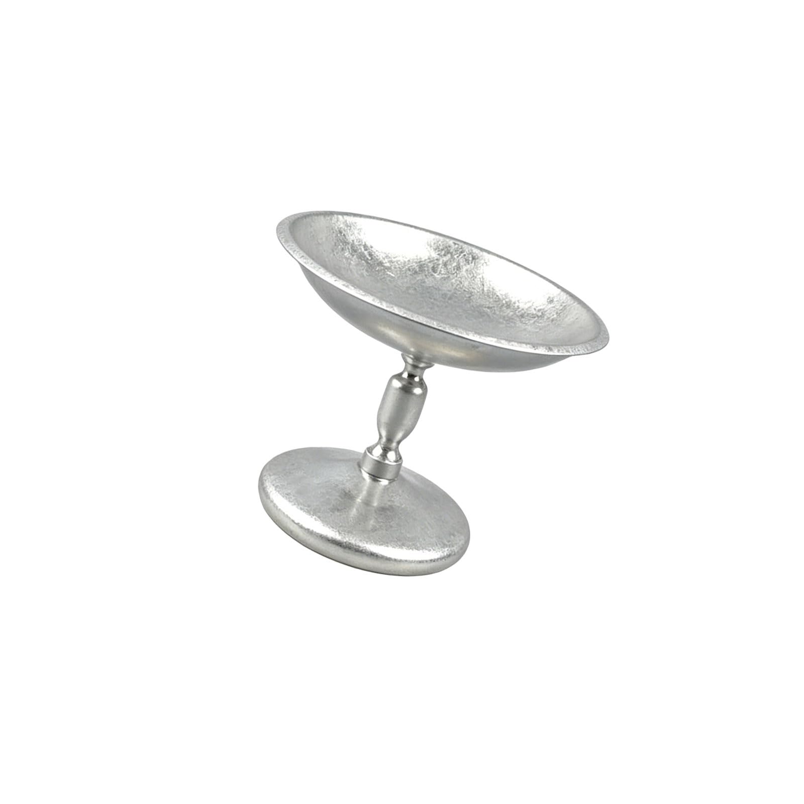 NMFLAB Modern Footed Bowl Stainless Steel Serving Plate with Pedestals Base for Displaying Delicate Desserts Traditional Fashion Dessert Serving Bowl