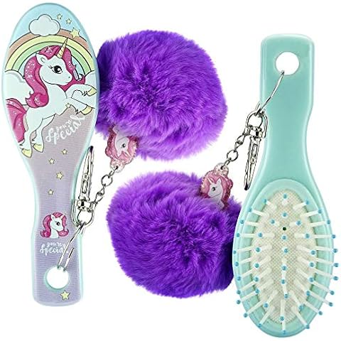 Unicorn Detangler Hair Brush Set Cover
