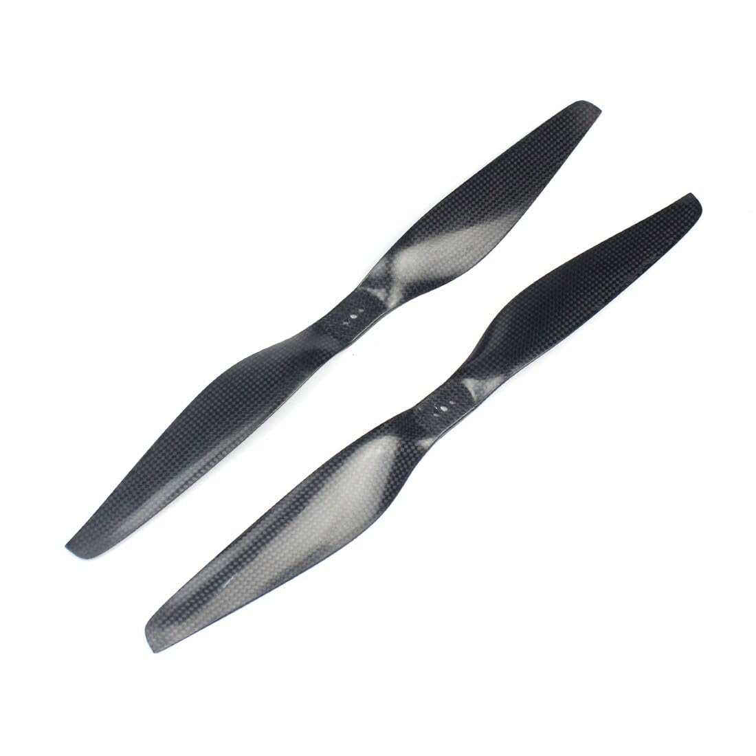 Lot de 2 paires d'hélices en fibre de carbone 16 x 5,5 en forme de T ultra légères (2 x CW / 2 x CCW)