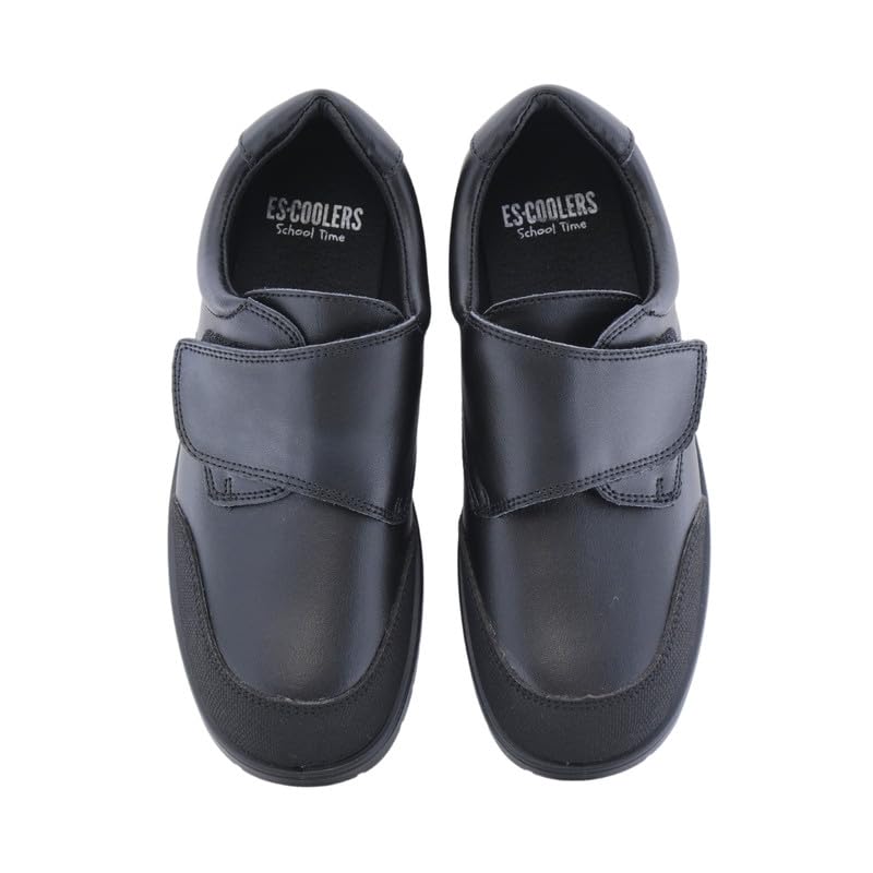 escoolers Zapato Colegial Unisex Fabricados en Piel - Muy Cómodos de Fácil Apertura con Velcro - Made in Spain.