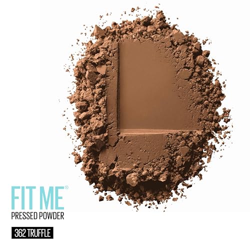 Image of Maybelline Fit Me Matte + Poreless Pressed Face Powder Makeup & Setting Powder, Truffle, 1 Count