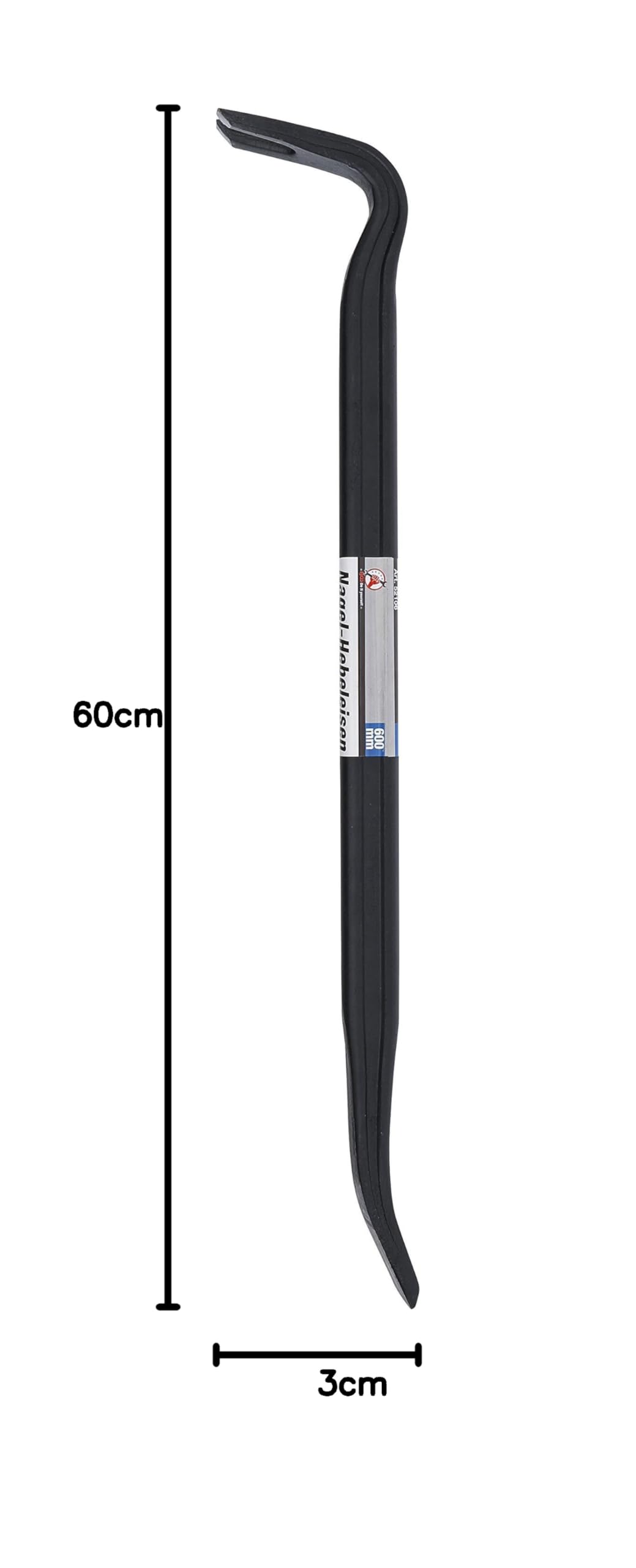 BGS Diy 52106 | Piede di porco | 600 x 30 x 17 mm