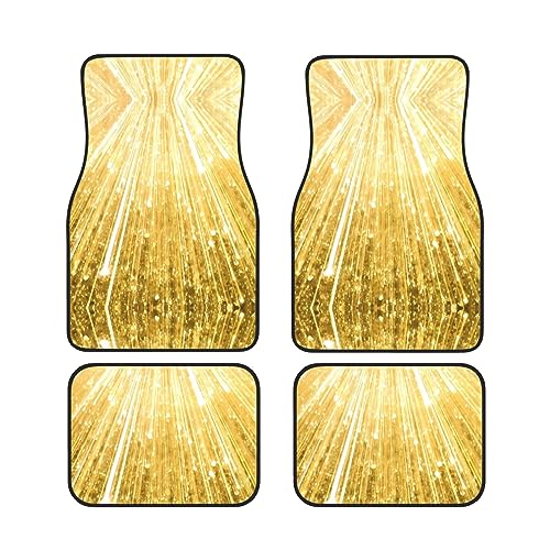 Tapis de sol voiture antidérapants couleur dorée pour SUV et camion