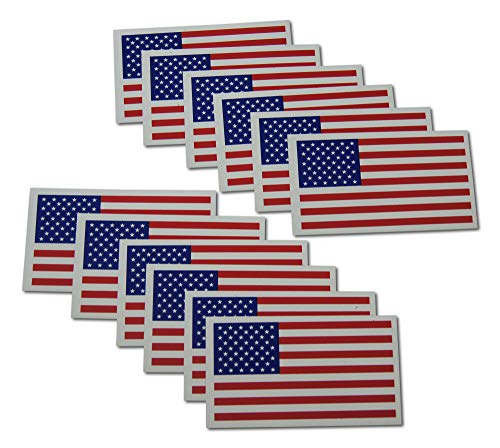 Set 12 Imanes Decorativos Rectangulares de Bandera Americana miniatura 4