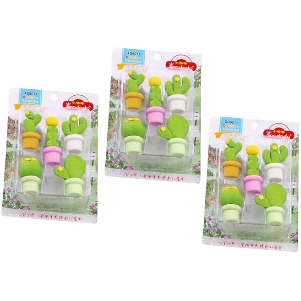Christmas 15Pcs Succulent erasers Erasers Rubber ers Plants Shaped ers for Themed, or Classroom Giveaways, er Rewards Prizes ers Mini