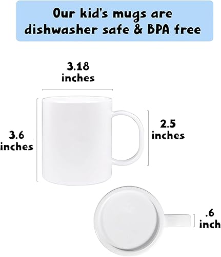 Miniatura 5 de Kids Personalized Thanksgiving Turkey Cup with Child's Name Unbreakable Mug, Dishwasher Safe | BPA Free