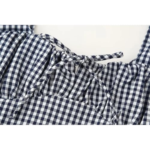 Women's Sleeveless Fitted Plaid Print Vest4