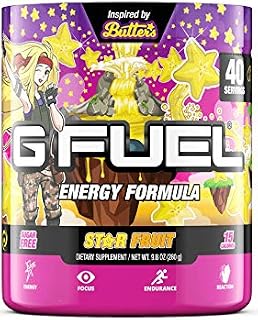 G Fuel Star Fruit Tub (40 Servings) Elite Energy and Endurance Formula