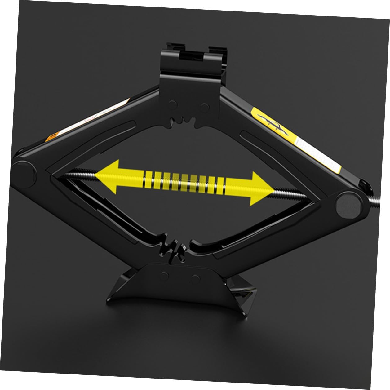 ULTECHNOVO 5 Ton Hand Cranking Scissor Jack Tire Repair Tool Auto Car Jack Portable Vehicle Lift for Emergency Tire Change and Auto Maintenance Random Color