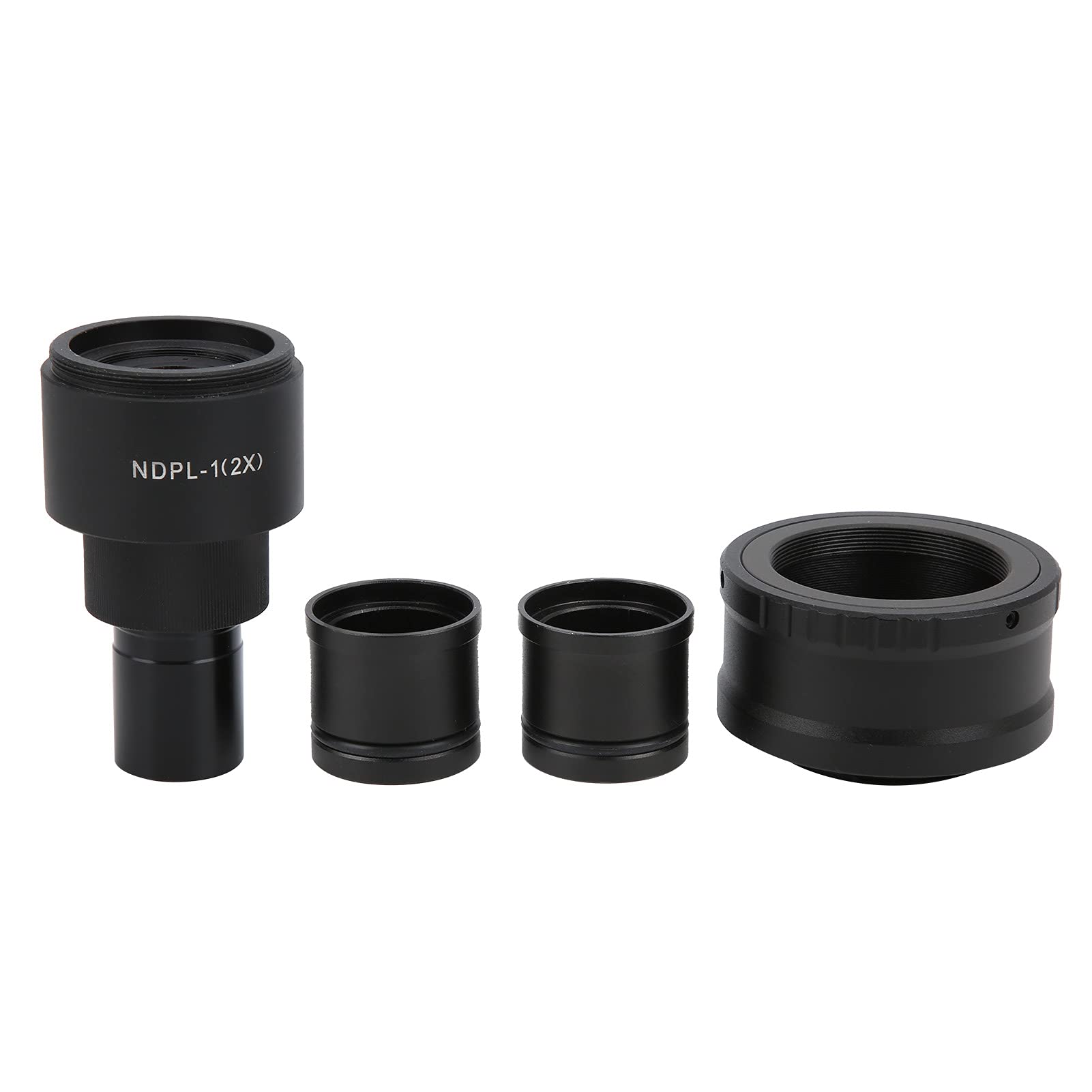 Obiektyw Mikroskopu Obiektyw Mikroskopu ze Stopu Aluminium T2 NX M42x0,75 Mm Adapter 2X do Aparatu Bezlusterkowego Biologiczny Mikroskop Stereoskopowy do Wykorzystania zdjęć