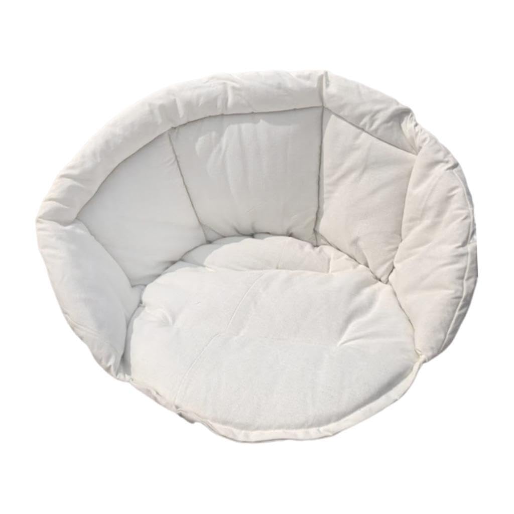 UJEAVETTE® Swing Chair Cushion Hammock Pads Wicker Tear Drop Hanging Chair Yard Deck White-image-26