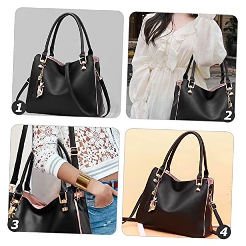 Homoyoyo Large Capacity PU Leather Shoulder Bag with Multi Pocket Design Crossbody Tote for Women for Daily Use Parties and Weddings4