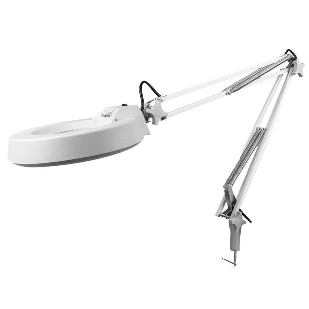 Thumby Magnifying Glass Blue Glass Neon Light White for Reading Crafts Repair Magnifier #1