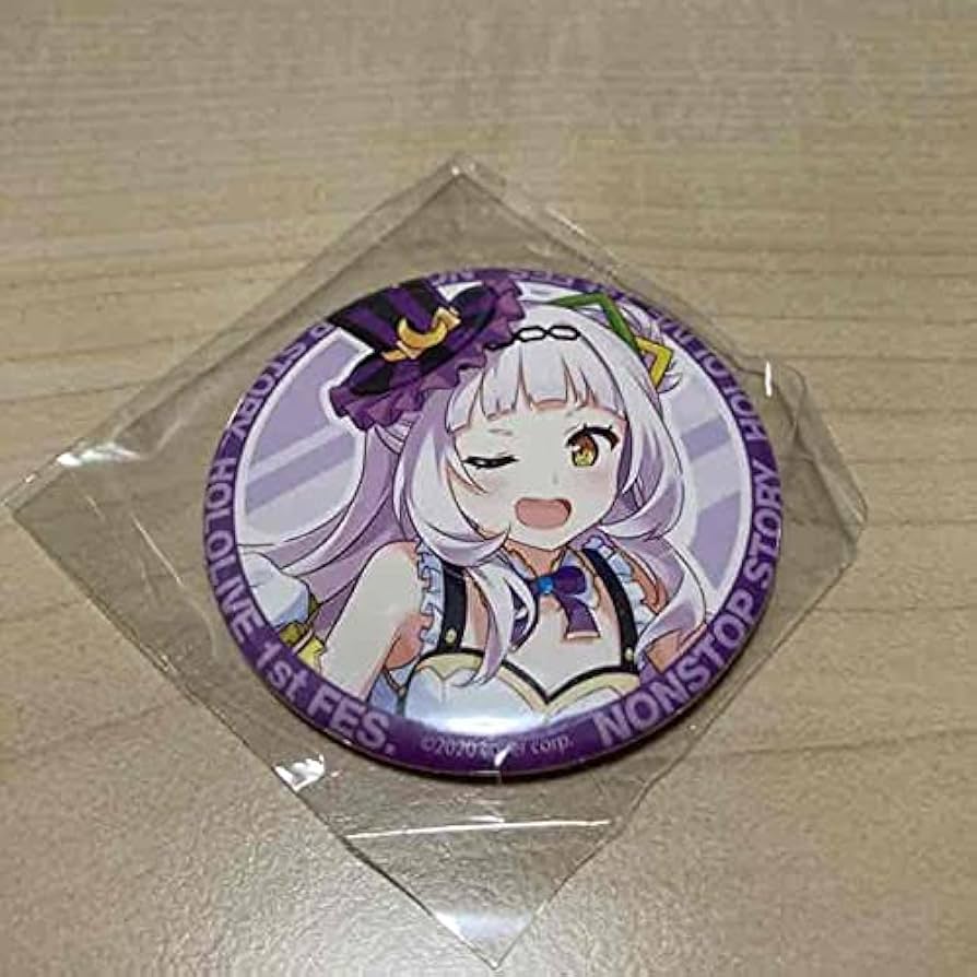 ホロライブ ノンストップストーリー 缶バッジ紫咲シオン-【1セット