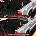 zxbaers Truck Stake Pocket Covers for GMC Chevy Silverado/GMC Sierra1500(2019-2026),Bed Rail Caps for GMC Sierra 3500HD(2020-2026)/2500, Truck Bed Liner Hole Cover