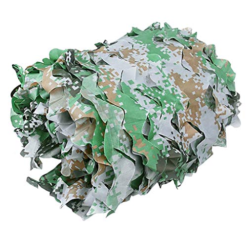 ZHJBD Camouflage Camo Netting, Camouflage Net, Military Nets, Sunscreen Nets Army Mesh Nets, Awning Lightweight for Sunshade Decoration Hunting Blind Shooting (Size : 6x8m)