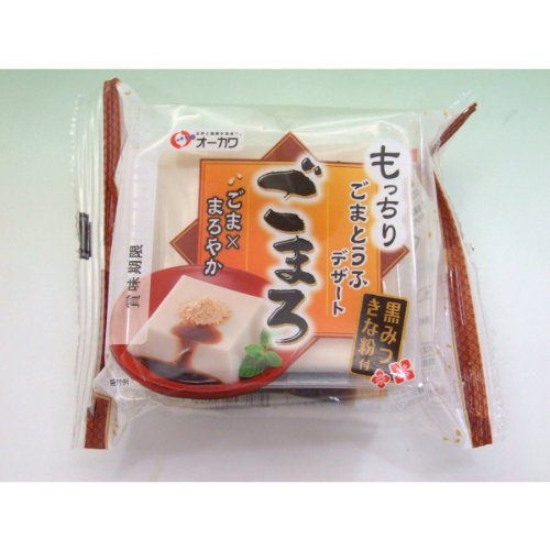 オーカワ ごまとうふデザート ごまろ 黒みつきな粉付