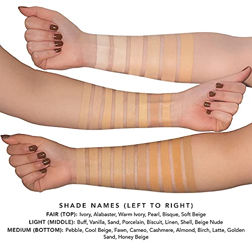 Jouer Essential High Coverage Crème Foundation - Available In 50 Shades For All Skin Tones - Healthy Ingredients - Paraben, Gluten & Cruelty Free - Vegan Friendly #TOP1