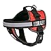 Dogline Unimax Multi-Purpose Vest Harness for Dogs and 2 Removable Seizure Alert Patches, X-Small, Red