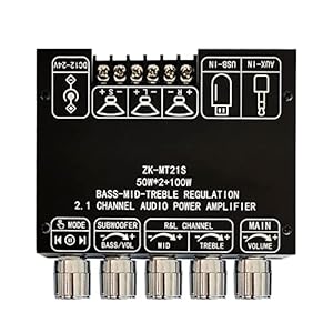 Wzmacniacz Hi-Fi WUZHI ZK-MT21S 2.1 Kanały