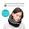 Proglobe Travel Pillow, Memory Foam Neck Pillow Set, Orthopedic Pillow, Travel Essentials for Flying, Travel Kit with 3D Contoured Sleep Mask, Earplugs and Luxury Mesh Bag (Black) - Image 4