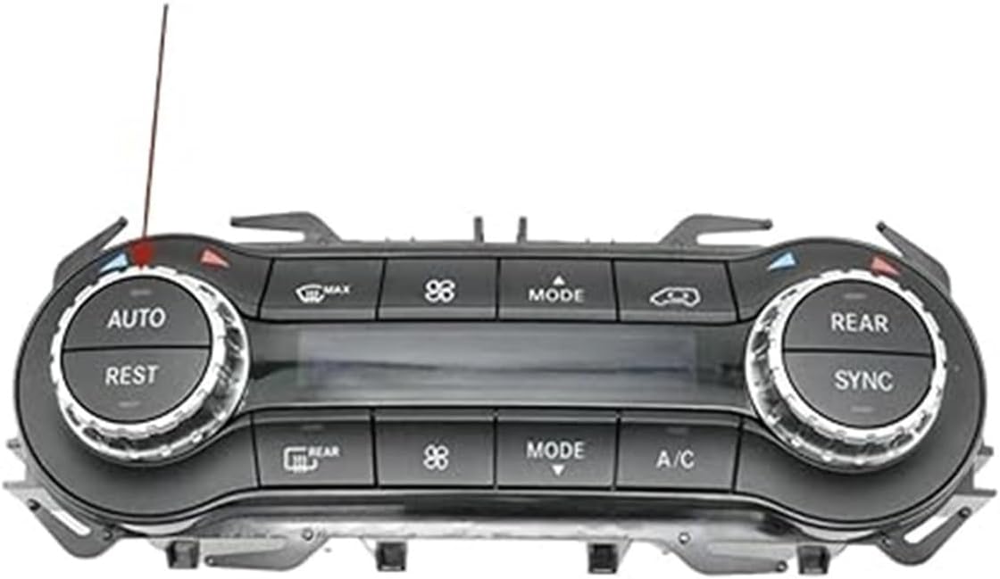 Car Air Conditioning Control Panel, For Benz, For Vito, For Metris W447 W448 V260 2016-2023 A/C Air Conditioning Temperature Climate Control Switch Button Panel(Without chrome)(With chrome)