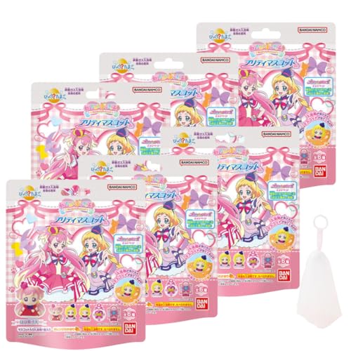 【6個セット】バスボム びっくらたまご わんだふるぷりきゅあ！ プリティマスコット バスボール 泡立てネットおまけ付のサムネイル