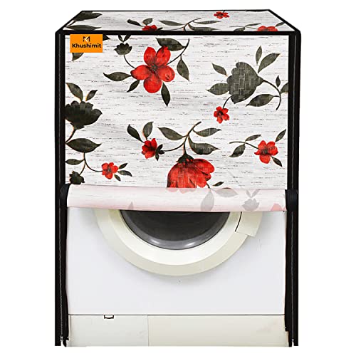 Image of Front Load Washing Machine Cover / Waterproof Oil-proof Dust Free / Wipes clean / Premium Quality /Compatible for (8 Kg,8.2 Kg,8.5 Kg, 8.8Kg) All Brand.